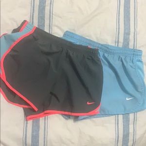 Set of 2 EUC Girls Nike Dri-Fit Shorts Medium